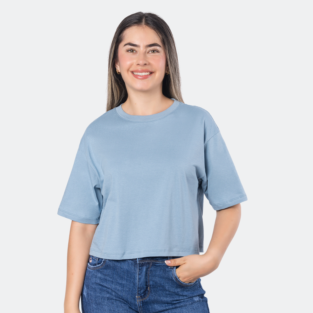 Polo Crop Oversize.
