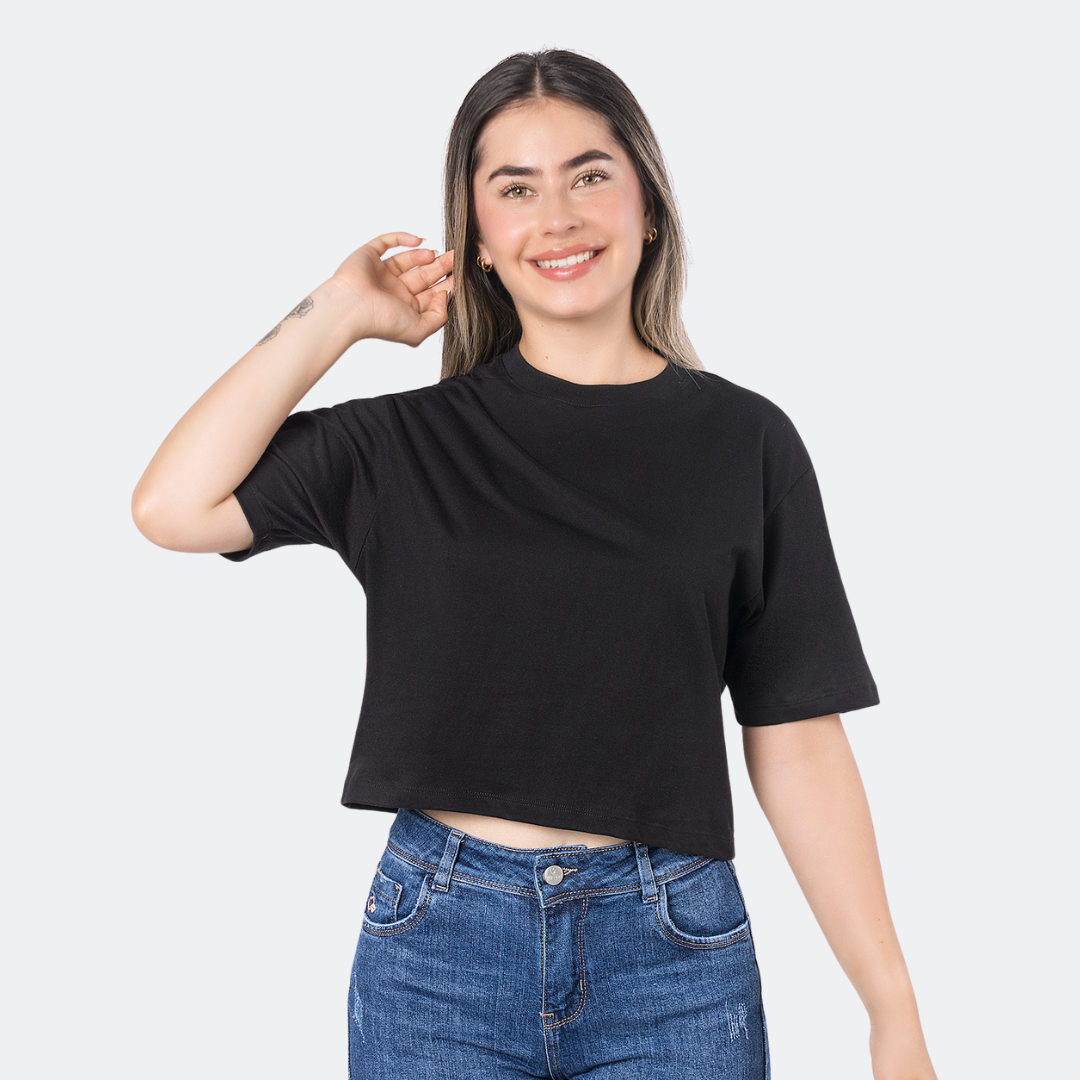 Polo Crop Oversize.
