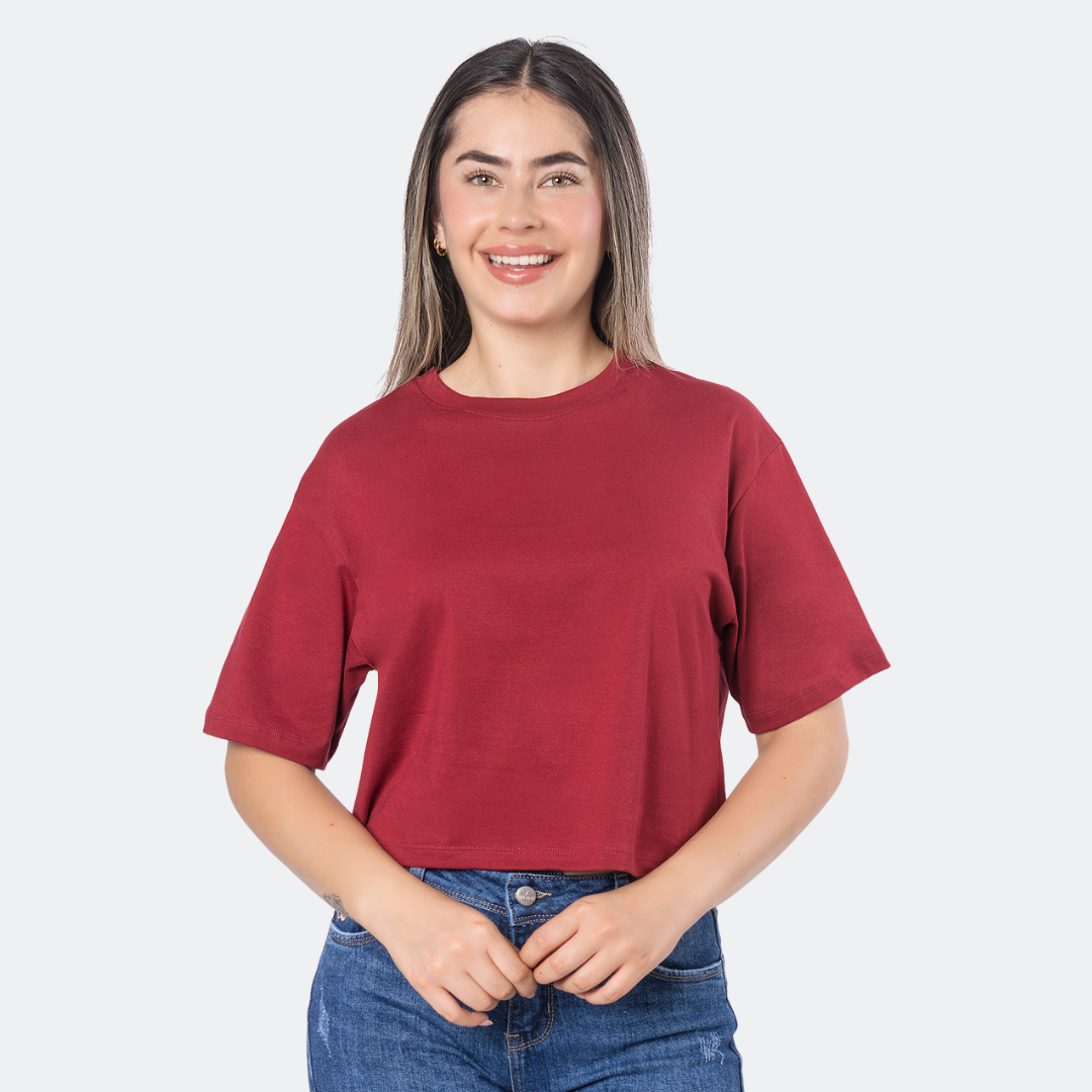 Polo Crop Oversize.