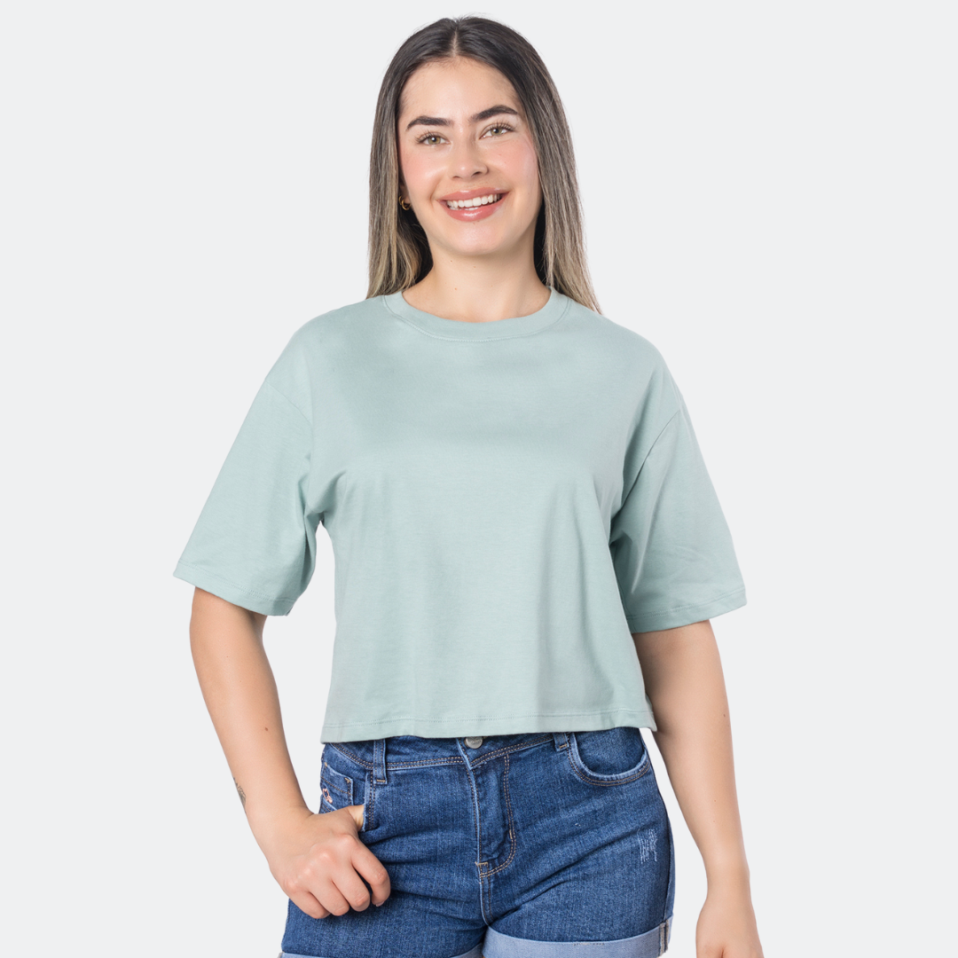 Polo Crop Oversize.