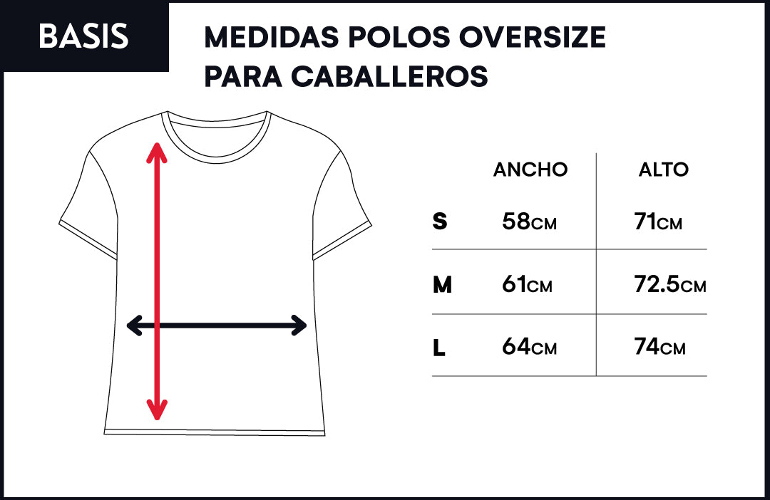 Polos Oversize Hombre