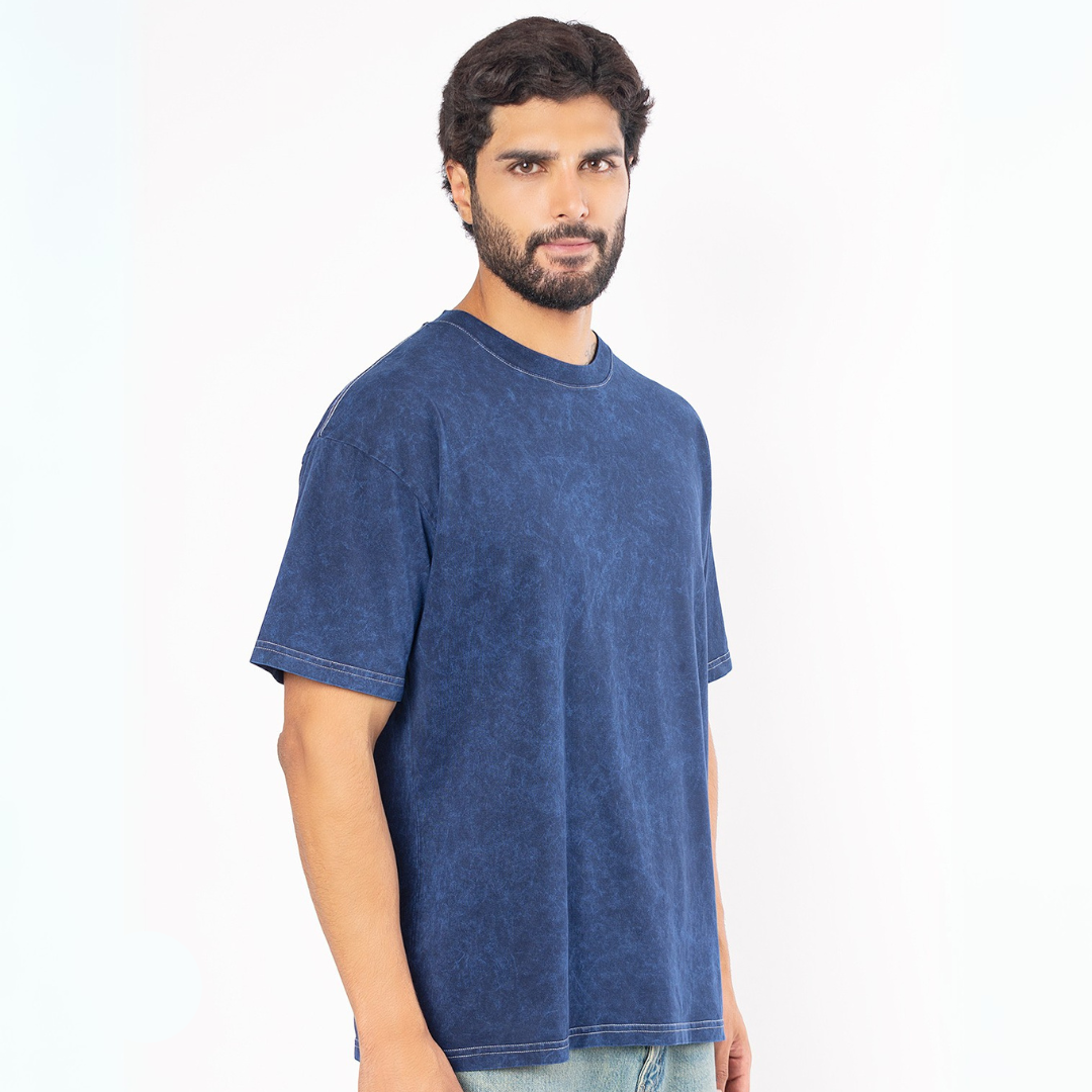 Polos Oversize Acid Wash Hombre