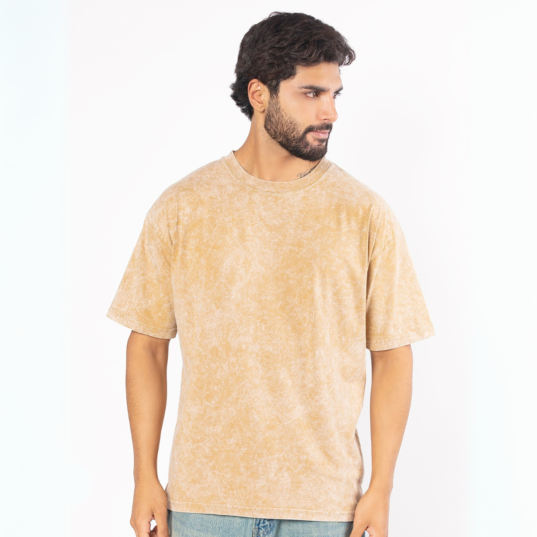 Polos Oversize Acid Wash Hombre