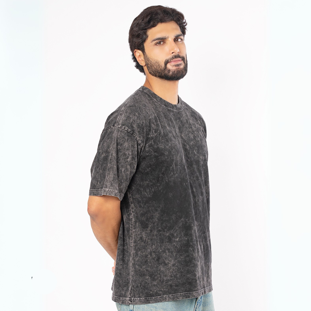 Polos Oversize Acid Wash Hombre