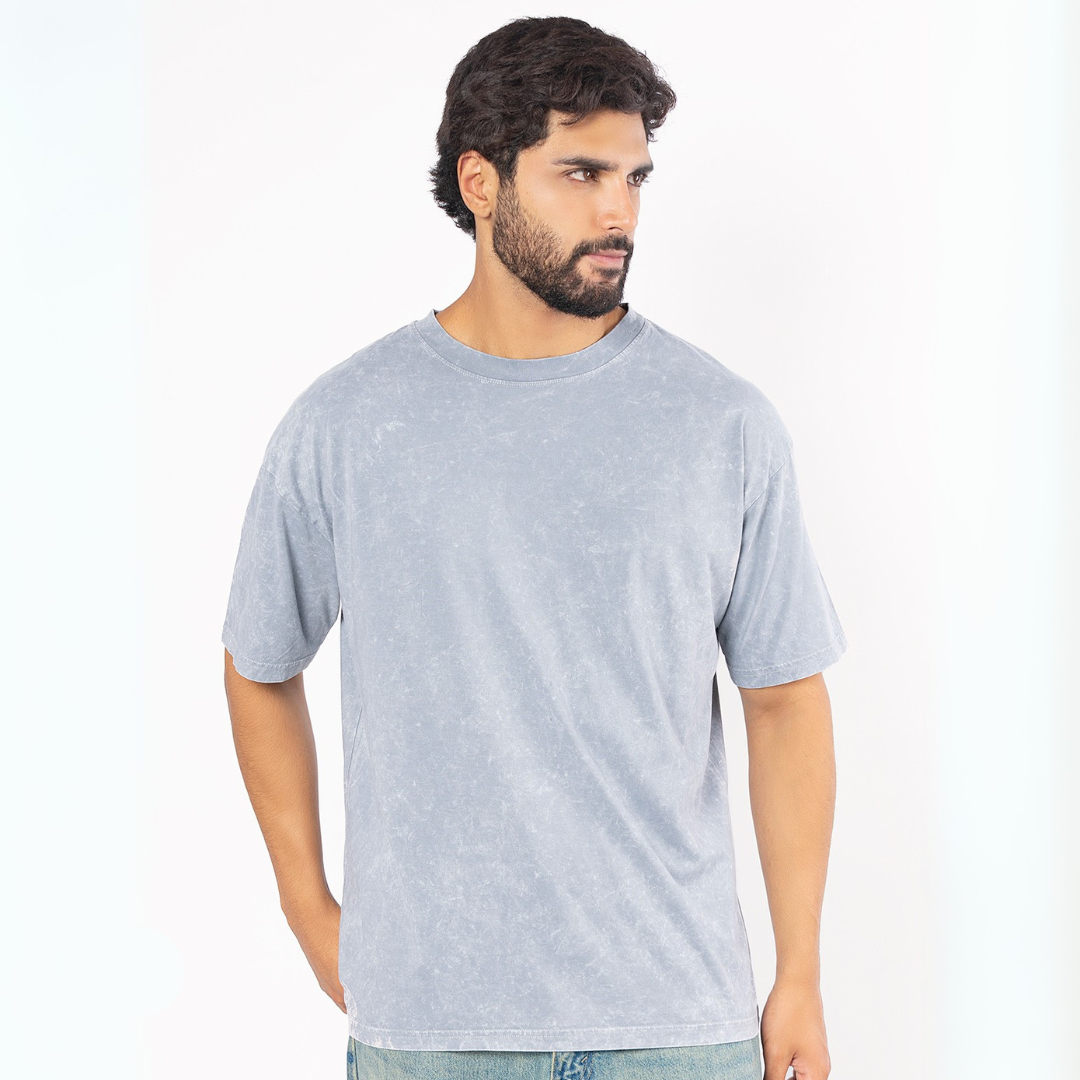 Polos Oversize Acid Wash Hombre