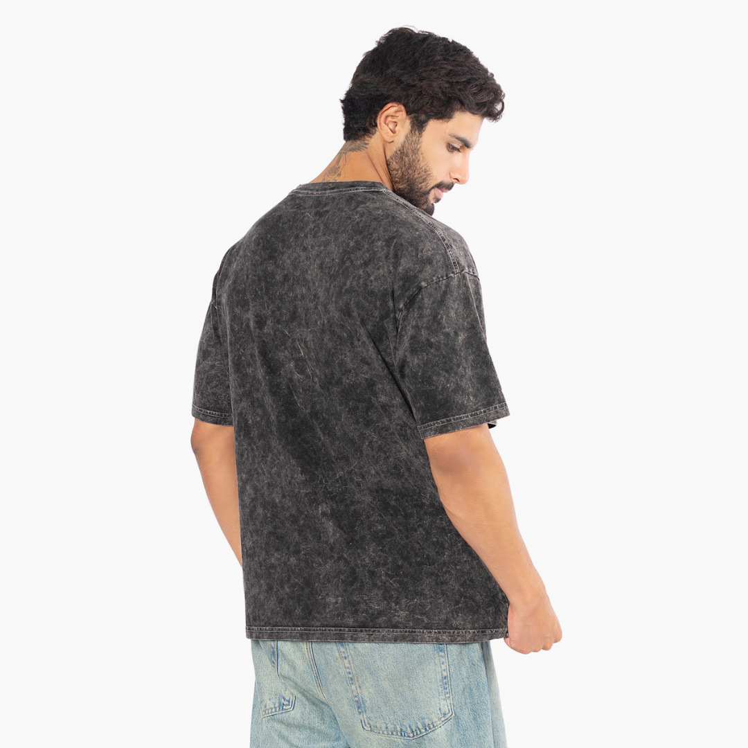 Polos Oversize Acid Wash Hombre