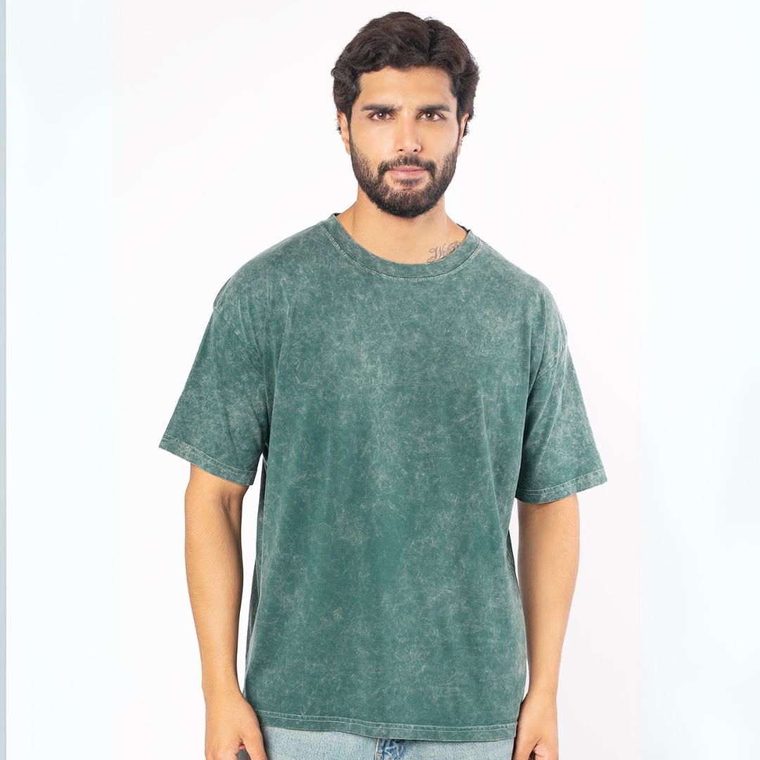 Polos Oversize Acid Wash Hombre